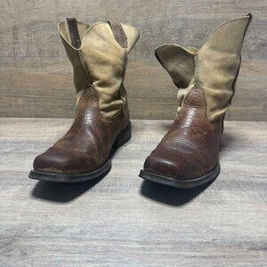 Ariat Rambler Western Brown Leather Cowboy Work Boots Men's Size 13